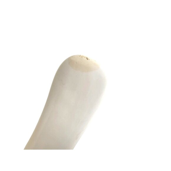 Dash Of That Ceramic Spoon Rest White Floral Design Large Ladle Size Earthenware - Picture 6 of 10